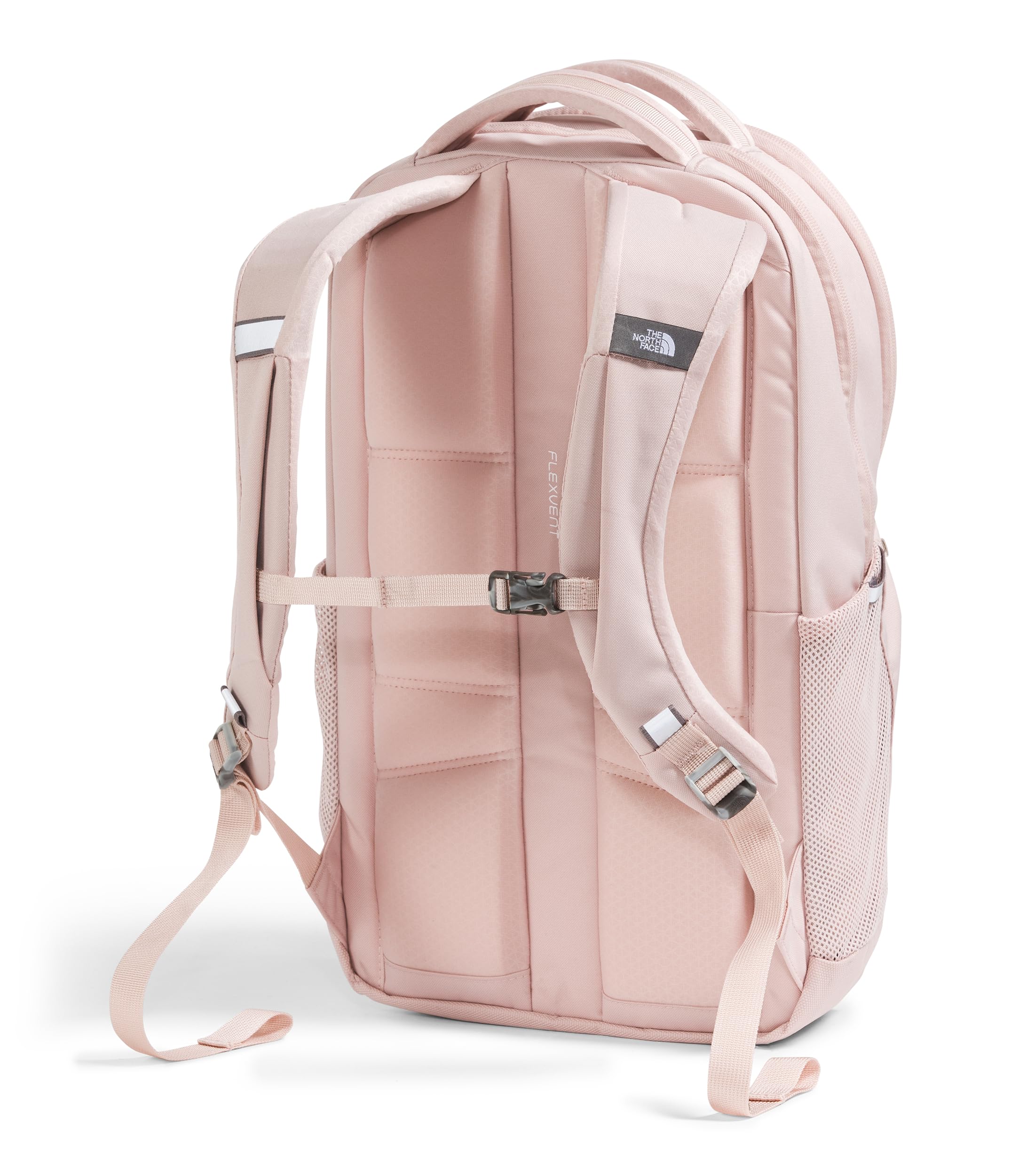 THE NORTH FACE Women's Jester Everyday Laptop Backpack | Commuter Travel Bag with Laptop Sleeve, Water-Repellent Finish, Spacious Compartment, Pink Moss, One Size