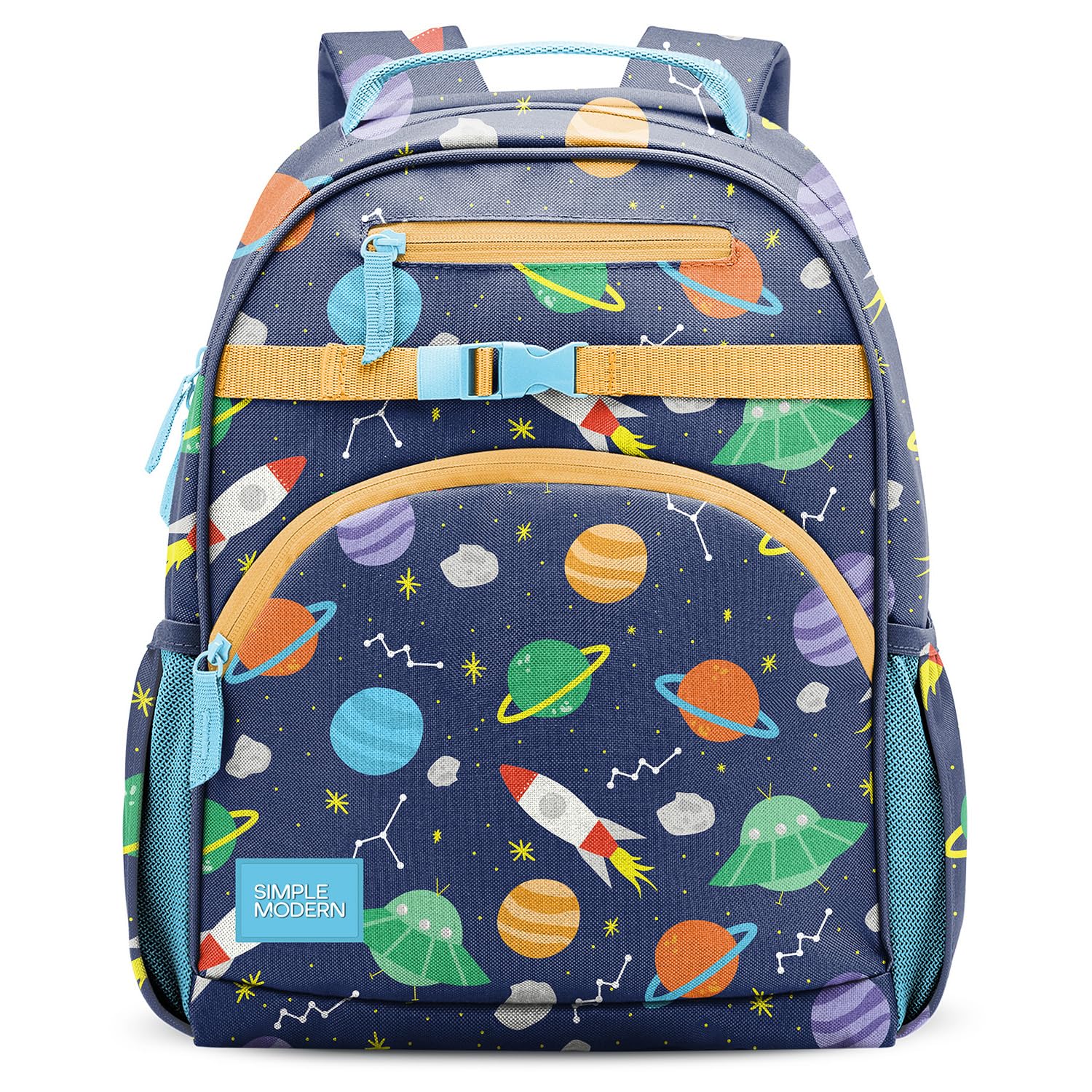 Simple Modern Medium Toddler Backpack for School Girls and Boys | Kindergarten Elementary Kids Backpack | Fletcher Collection | Kids - 15" tall | Outer Space