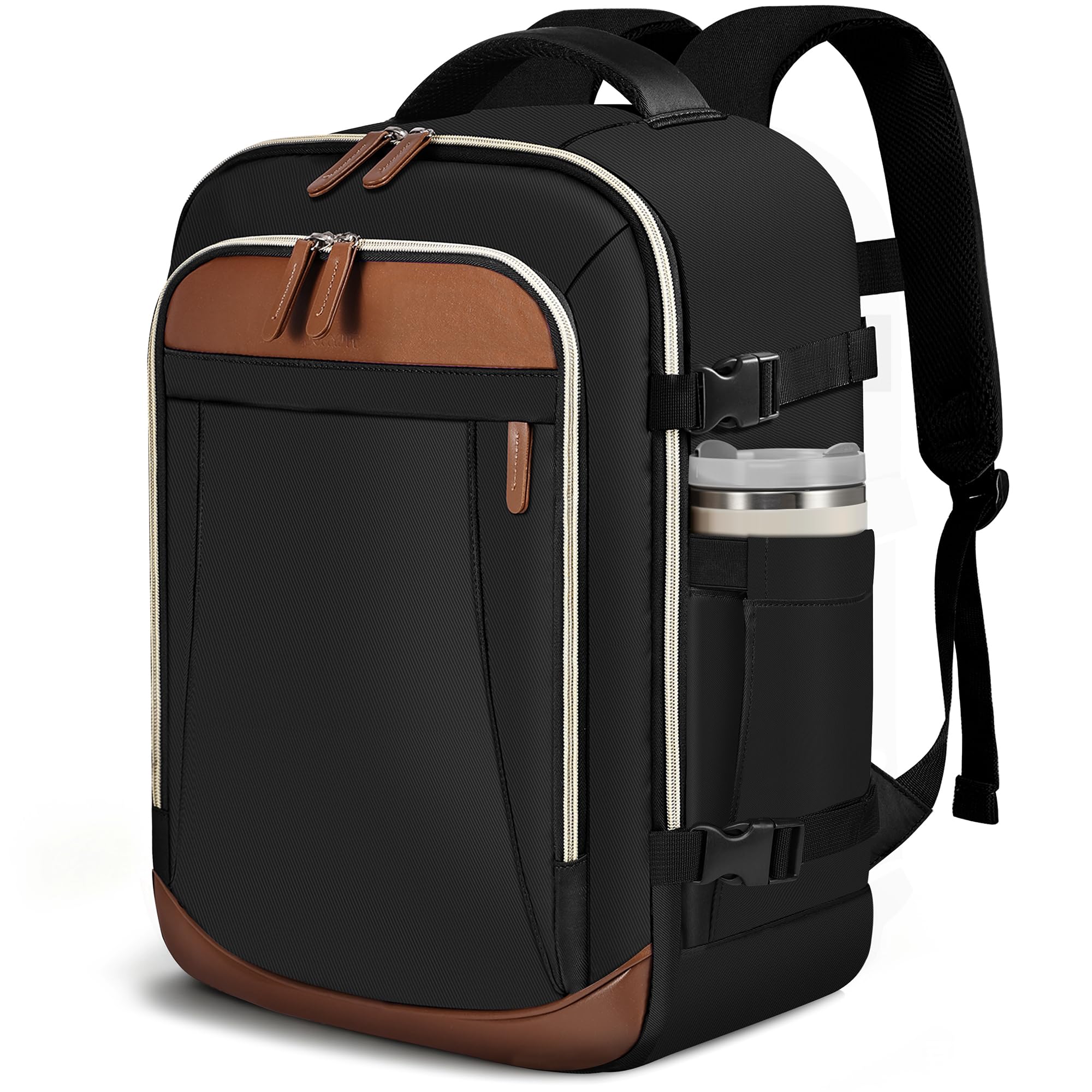 TILYMOL Travel Backpack for Women & Men, 15.6 inch Laptop Bag Flight Approved, Large Carry On Anti-theft Backpack for Travel Work Business Weekender