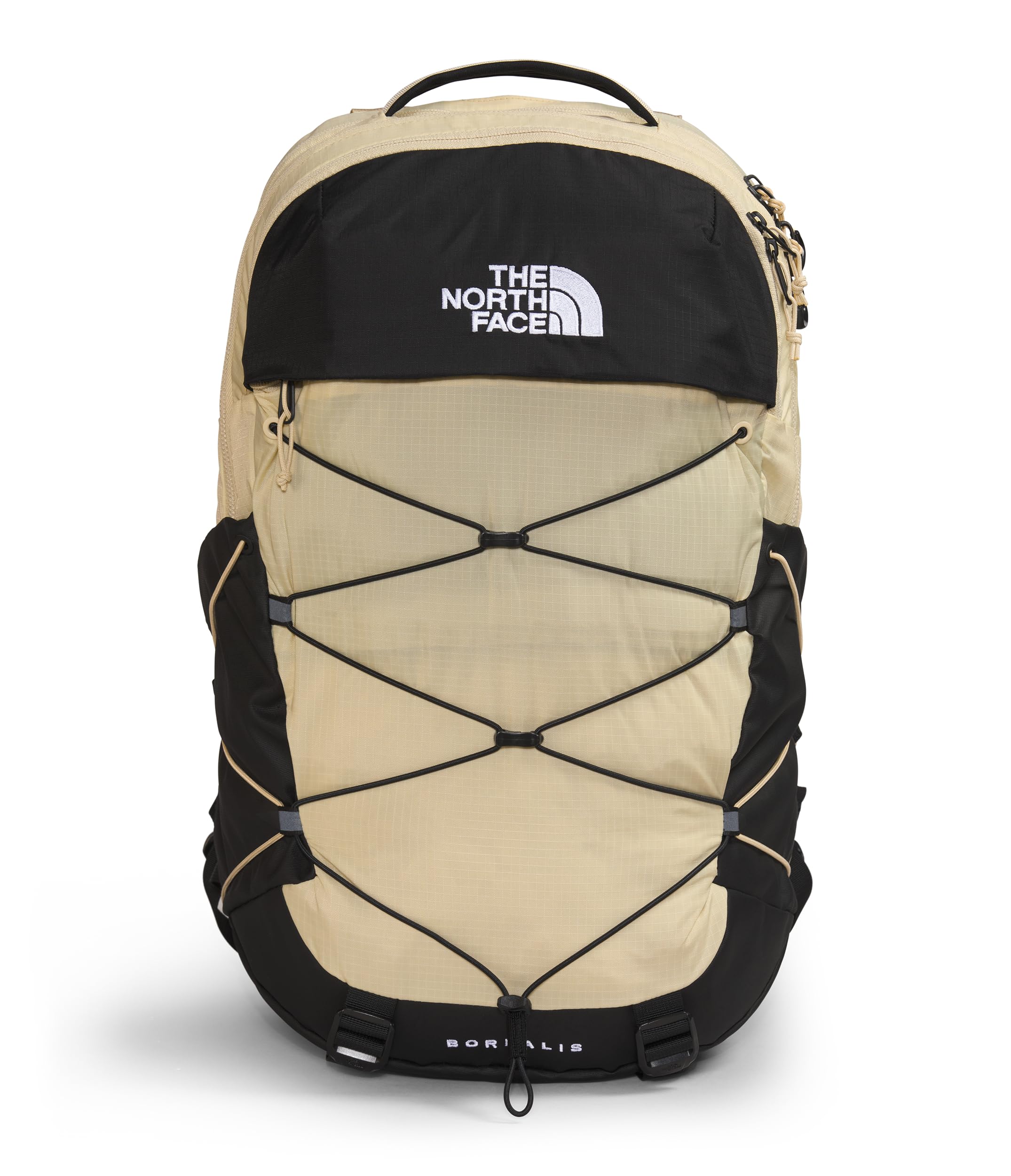 THE NORTH FACE Borealis Commuter Laptop Backpack | Water Repellent Finish, 16" Laptop Sleeve, Large Main Compartment for Everyday Carry, Gravel/TNF Black-NPF, One Size