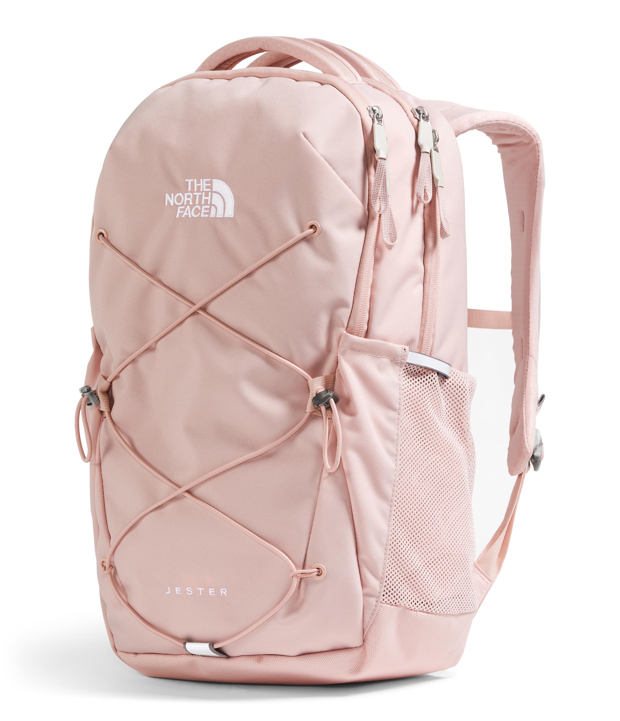 THE NORTH FACE Women's Jester Everyday Laptop Backpack | Commuter Travel Bag with Laptop Sleeve, Water-Repellent Finish, Spacious Compartment, Pink Moss, One Size