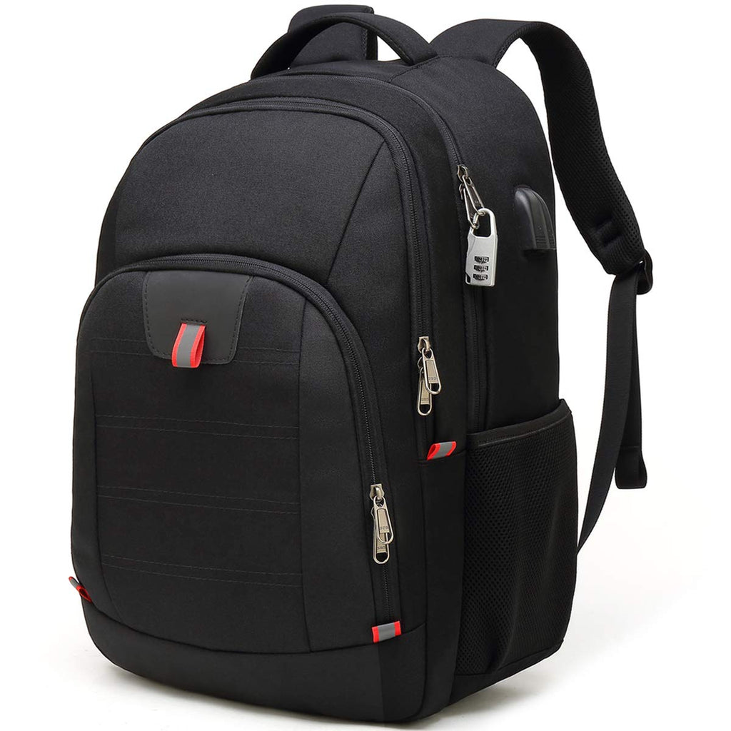 Laptop Backpack for Men, Large Anti-Theft Business Travel Backpack with USB Charging Port, Water Resistant College Computer Bag for Men/Women for 17 Inch Laptop and Notebook