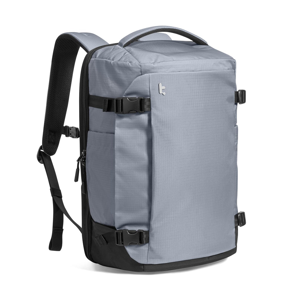 tomtoc Travel Backpack 40L, TSA Friendly Flight Approved Carry-on Luggage Hand Water-resistant Lightweight Business Rucksack, Durable Large Weekender Bag Daypack Fits 17.3 Inch Laptop